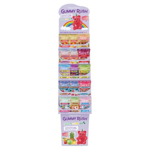 9036 GUMMY RUSH SHIPPER DISPLY 90GX120PCS